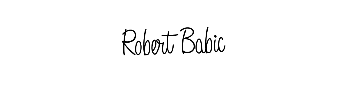 Design your own signature with our free online signature maker. With this signature software, you can create a handwritten (Angelique-Rose-font-FFP) signature for name Robert Babic. Robert Babic signature style 5 images and pictures png