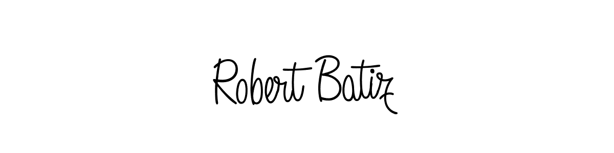 Robert Batiz stylish signature style. Best Handwritten Sign (Angelique-Rose-font-FFP) for my name. Handwritten Signature Collection Ideas for my name Robert Batiz. Robert Batiz signature style 5 images and pictures png