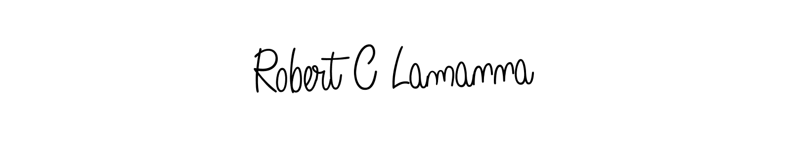How to make Robert C Lamanna signature? Angelique-Rose-font-FFP is a professional autograph style. Create handwritten signature for Robert C Lamanna name. Robert C Lamanna signature style 5 images and pictures png
