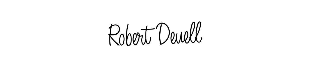 How to make Robert Deuell signature? Angelique-Rose-font-FFP is a professional autograph style. Create handwritten signature for Robert Deuell name. Robert Deuell signature style 5 images and pictures png