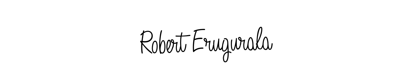 Use a signature maker to create a handwritten signature online. With this signature software, you can design (Angelique-Rose-font-FFP) your own signature for name Robert Erugurala. Robert Erugurala signature style 5 images and pictures png