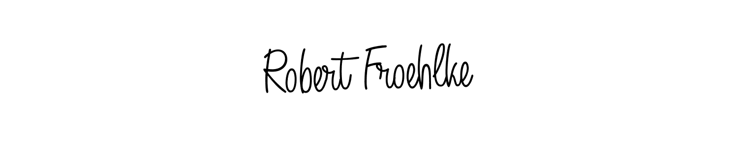 Use a signature maker to create a handwritten signature online. With this signature software, you can design (Angelique-Rose-font-FFP) your own signature for name Robert Froehlke. Robert Froehlke signature style 5 images and pictures png