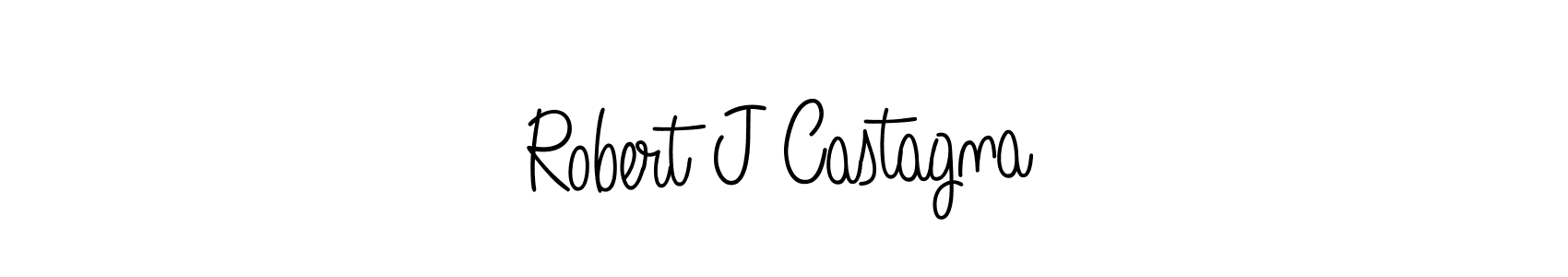 The best way (Angelique-Rose-font-FFP) to make a short signature is to pick only two or three words in your name. The name Robert J Castagna include a total of six letters. For converting this name. Robert J Castagna signature style 5 images and pictures png