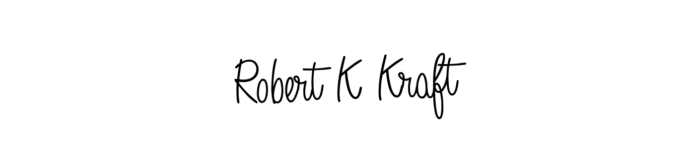 How to Draw Robert K Kraft signature style? Angelique-Rose-font-FFP is a latest design signature styles for name Robert K Kraft. Robert K Kraft signature style 5 images and pictures png