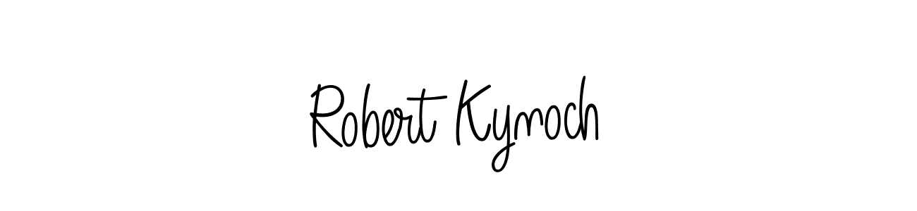 You should practise on your own different ways (Angelique-Rose-font-FFP) to write your name (Robert Kynoch) in signature. don't let someone else do it for you. Robert Kynoch signature style 5 images and pictures png