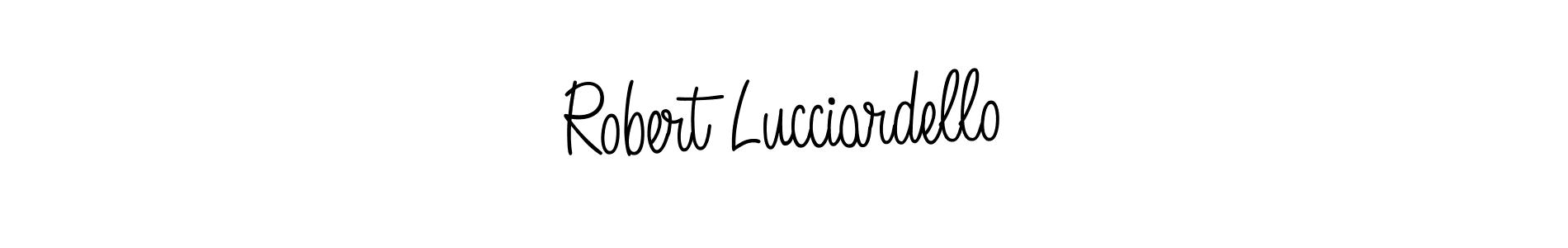 Design your own signature with our free online signature maker. With this signature software, you can create a handwritten (Angelique-Rose-font-FFP) signature for name Robert Lucciardello. Robert Lucciardello signature style 5 images and pictures png