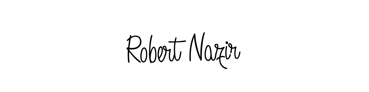 How to Draw Robert Nazir signature style? Angelique-Rose-font-FFP is a latest design signature styles for name Robert Nazir. Robert Nazir signature style 5 images and pictures png