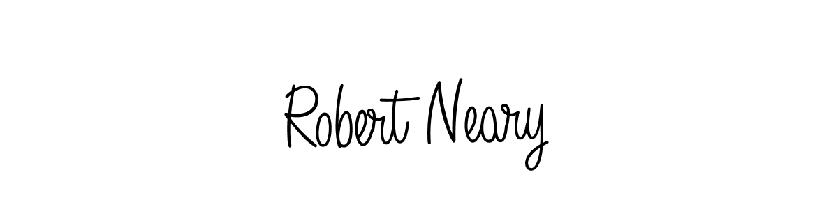 The best way (Angelique-Rose-font-FFP) to make a short signature is to pick only two or three words in your name. The name Robert Neary include a total of six letters. For converting this name. Robert Neary signature style 5 images and pictures png