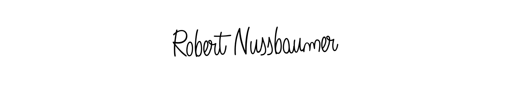 You should practise on your own different ways (Angelique-Rose-font-FFP) to write your name (Robert Nussbaumer) in signature. don't let someone else do it for you. Robert Nussbaumer signature style 5 images and pictures png