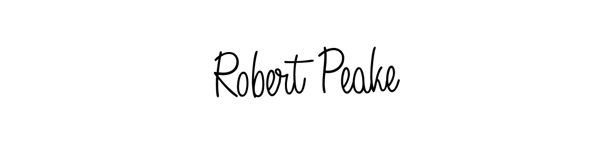 Robert Peake stylish signature style. Best Handwritten Sign (Angelique-Rose-font-FFP) for my name. Handwritten Signature Collection Ideas for my name Robert Peake. Robert Peake signature style 5 images and pictures png