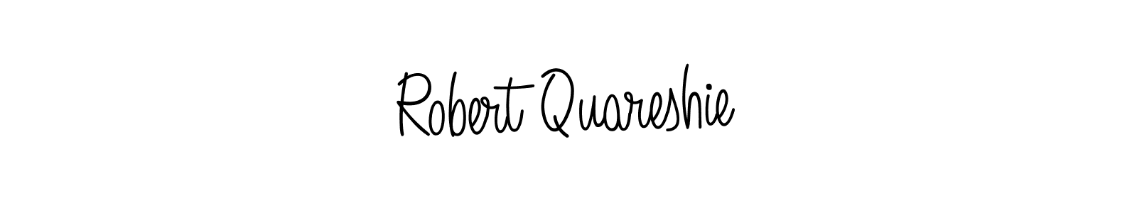 The best way (Angelique-Rose-font-FFP) to make a short signature is to pick only two or three words in your name. The name Robert Quareshie include a total of six letters. For converting this name. Robert Quareshie signature style 5 images and pictures png