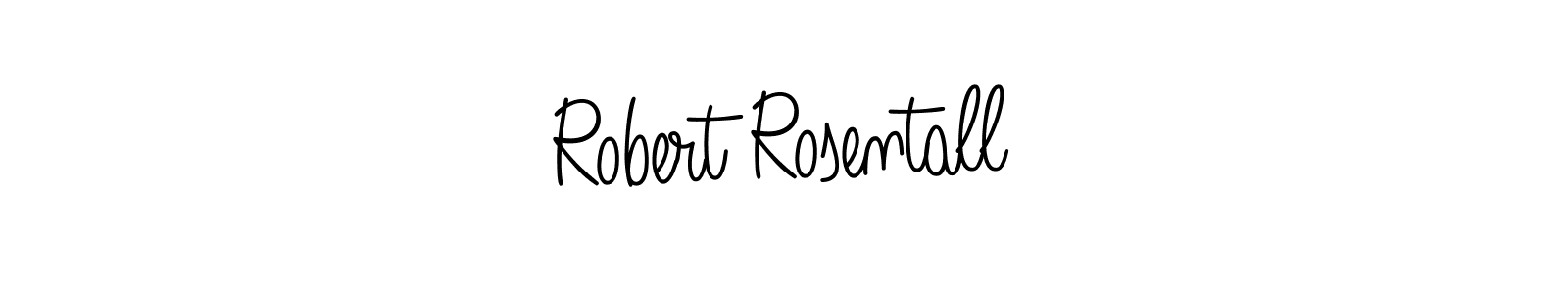 How to make Robert Rosentall name signature. Use Angelique-Rose-font-FFP style for creating short signs online. This is the latest handwritten sign. Robert Rosentall signature style 5 images and pictures png