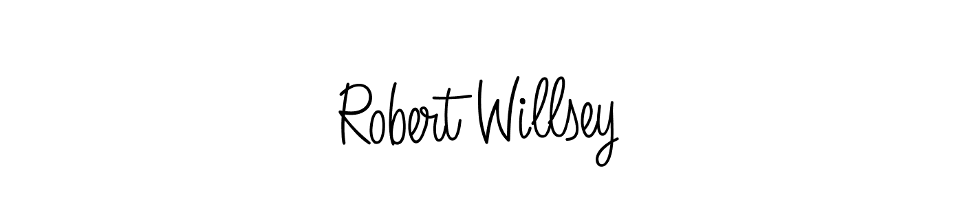 Design your own signature with our free online signature maker. With this signature software, you can create a handwritten (Angelique-Rose-font-FFP) signature for name Robert Willsey. Robert Willsey signature style 5 images and pictures png