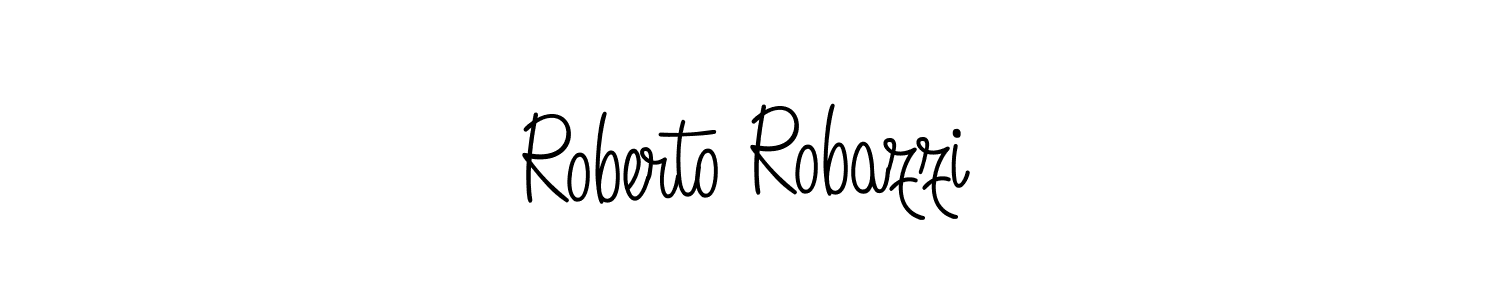 Create a beautiful signature design for name Roberto Robazzi. With this signature (Angelique-Rose-font-FFP) fonts, you can make a handwritten signature for free. Roberto Robazzi signature style 5 images and pictures png