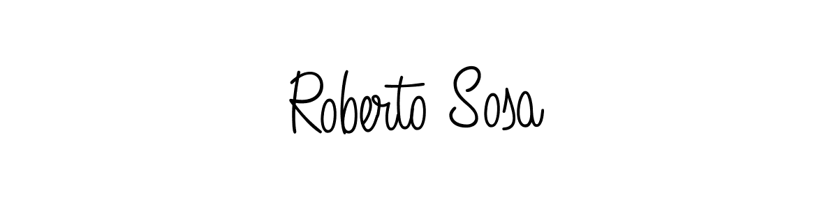 if you are searching for the best signature style for your name Roberto Sosa. so please give up your signature search. here we have designed multiple signature styles  using Angelique-Rose-font-FFP. Roberto Sosa signature style 5 images and pictures png