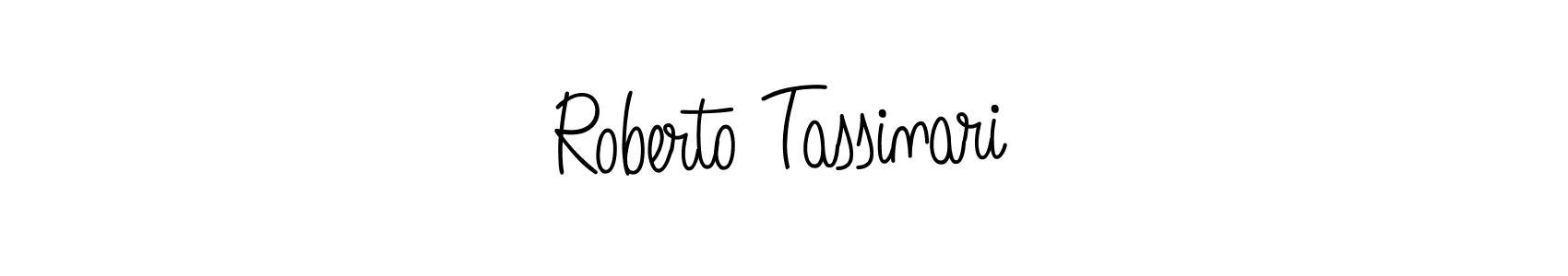 Create a beautiful signature design for name Roberto Tassinari. With this signature (Angelique-Rose-font-FFP) fonts, you can make a handwritten signature for free. Roberto Tassinari signature style 5 images and pictures png