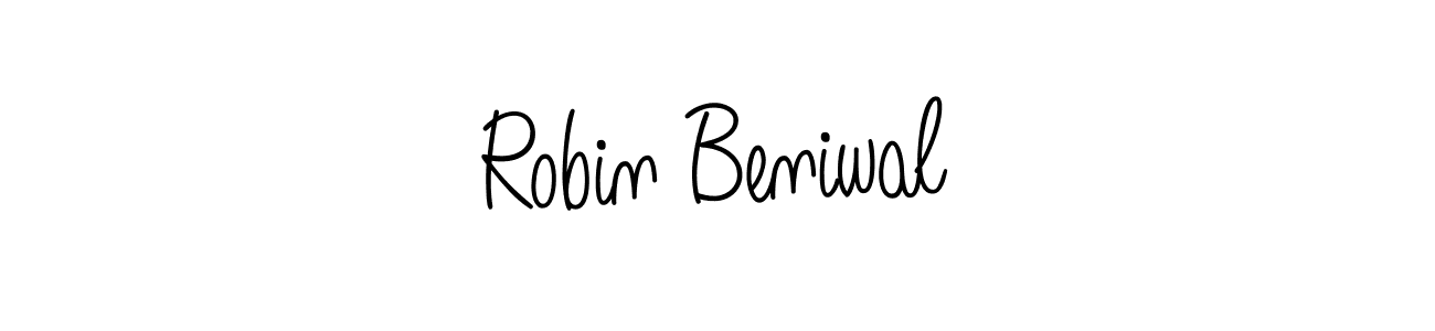 Once you've used our free online signature maker to create your best signature Angelique-Rose-font-FFP style, it's time to enjoy all of the benefits that Robin Beniwal name signing documents. Robin Beniwal signature style 5 images and pictures png