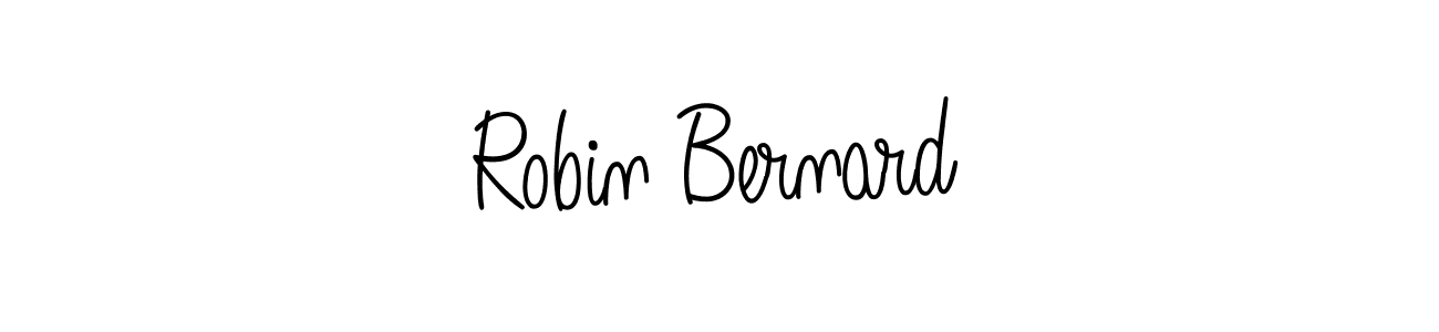 Design your own signature with our free online signature maker. With this signature software, you can create a handwritten (Angelique-Rose-font-FFP) signature for name Robin Bernard. Robin Bernard signature style 5 images and pictures png