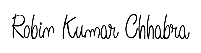Make a short Robin Kumar Chhabra signature style. Manage your documents anywhere anytime using Angelique-Rose-font-FFP. Create and add eSignatures, submit forms, share and send files easily. Robin Kumar Chhabra signature style 5 images and pictures png
