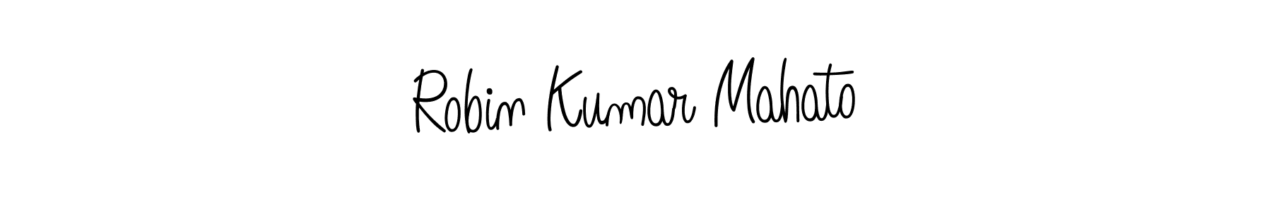 How to Draw Robin Kumar Mahato signature style? Angelique-Rose-font-FFP is a latest design signature styles for name Robin Kumar Mahato. Robin Kumar Mahato signature style 5 images and pictures png