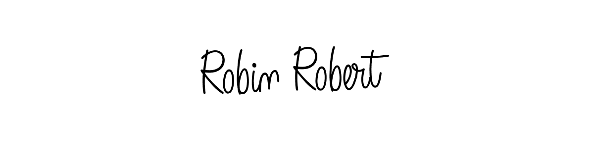 Make a beautiful signature design for name Robin Robert. With this signature (Angelique-Rose-font-FFP) style, you can create a handwritten signature for free. Robin Robert signature style 5 images and pictures png