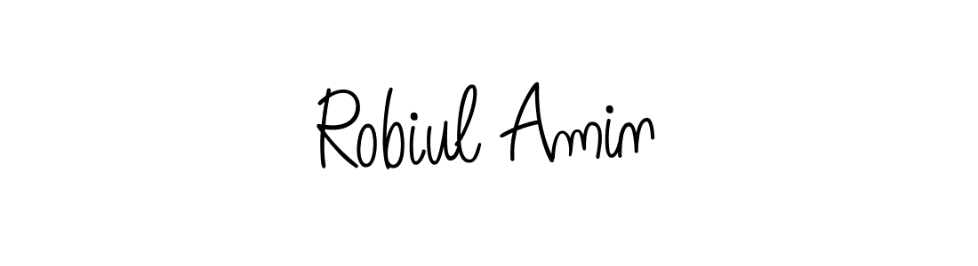 You can use this online signature creator to create a handwritten signature for the name Robiul Amin. This is the best online autograph maker. Robiul Amin signature style 5 images and pictures png