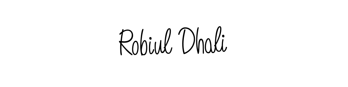Make a short Robiul Dhali signature style. Manage your documents anywhere anytime using Angelique-Rose-font-FFP. Create and add eSignatures, submit forms, share and send files easily. Robiul Dhali signature style 5 images and pictures png