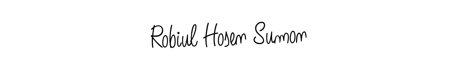 Make a short Robiul Hosen Sumon signature style. Manage your documents anywhere anytime using Angelique-Rose-font-FFP. Create and add eSignatures, submit forms, share and send files easily. Robiul Hosen Sumon signature style 5 images and pictures png