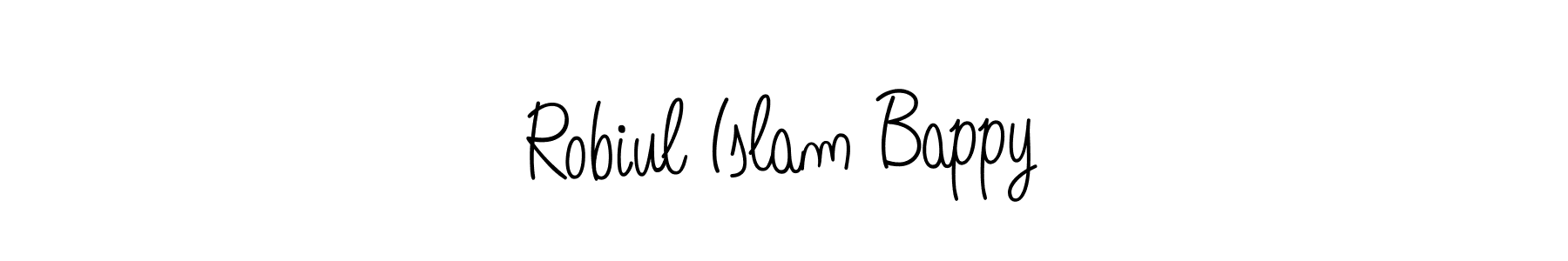 You can use this online signature creator to create a handwritten signature for the name Robiul Islam Bappy. This is the best online autograph maker. Robiul Islam Bappy signature style 5 images and pictures png