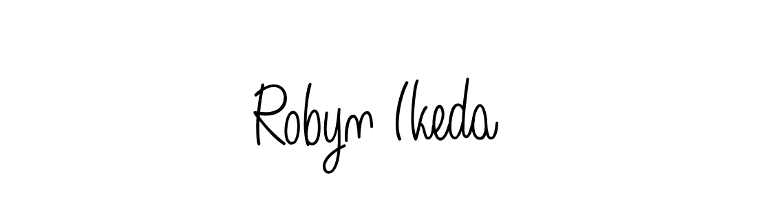 Make a beautiful signature design for name Robyn Ikeda. With this signature (Angelique-Rose-font-FFP) style, you can create a handwritten signature for free. Robyn Ikeda signature style 5 images and pictures png