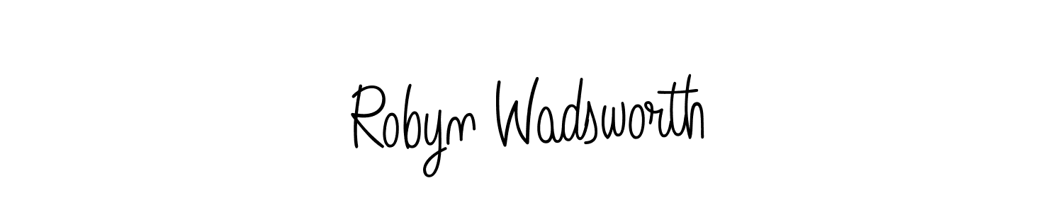 Make a beautiful signature design for name Robyn Wadsworth. Use this online signature maker to create a handwritten signature for free. Robyn Wadsworth signature style 5 images and pictures png