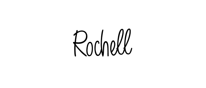 Create a beautiful signature design for name Rochell. With this signature (Angelique-Rose-font-FFP) fonts, you can make a handwritten signature for free. Rochell signature style 5 images and pictures png