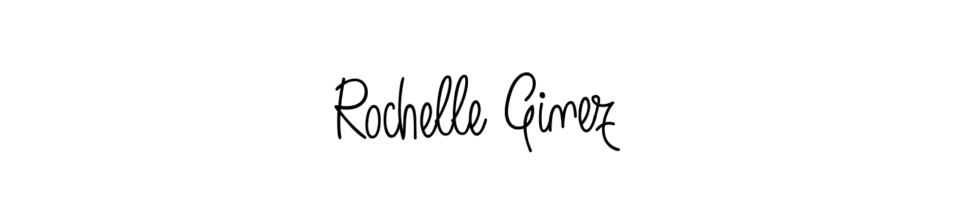 Rochelle Ginez stylish signature style. Best Handwritten Sign (Angelique-Rose-font-FFP) for my name. Handwritten Signature Collection Ideas for my name Rochelle Ginez. Rochelle Ginez signature style 5 images and pictures png