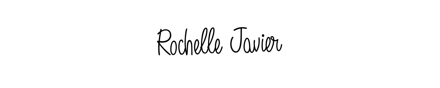 Make a short Rochelle Javier signature style. Manage your documents anywhere anytime using Angelique-Rose-font-FFP. Create and add eSignatures, submit forms, share and send files easily. Rochelle Javier signature style 5 images and pictures png
