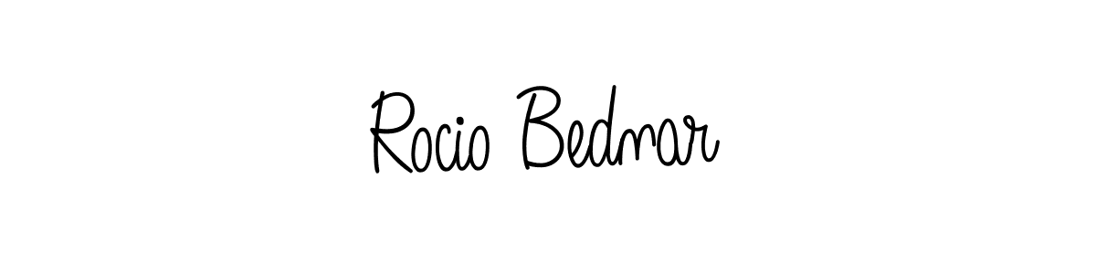 Create a beautiful signature design for name Rocio Bednar. With this signature (Angelique-Rose-font-FFP) fonts, you can make a handwritten signature for free. Rocio Bednar signature style 5 images and pictures png