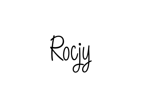 Check out images of Autograph of Rocjy name. Actor Rocjy Signature Style. Angelique-Rose-font-FFP is a professional sign style online. Rocjy signature style 5 images and pictures png