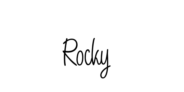 Similarly Angelique-Rose-font-FFP is the best handwritten signature design. Signature creator online .You can use it as an online autograph creator for name Rocky . Rocky  signature style 5 images and pictures png