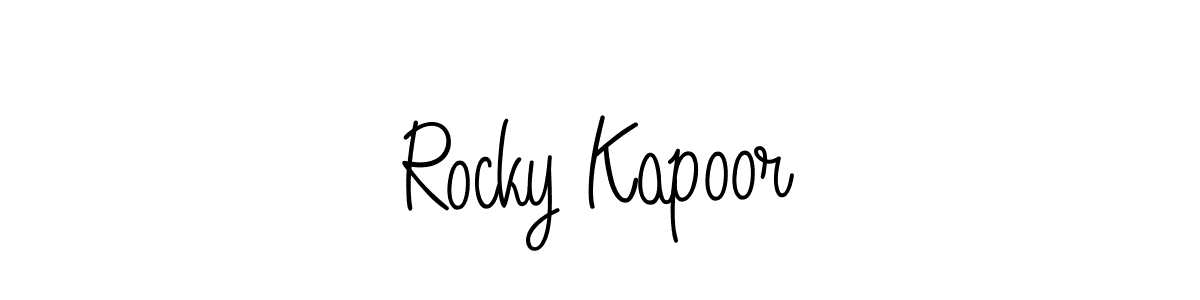 Make a beautiful signature design for name Rocky Kapoor. Use this online signature maker to create a handwritten signature for free. Rocky Kapoor signature style 5 images and pictures png