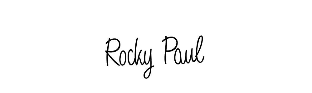 It looks lik you need a new signature style for name Rocky Paul. Design unique handwritten (Angelique-Rose-font-FFP) signature with our free signature maker in just a few clicks. Rocky Paul signature style 5 images and pictures png