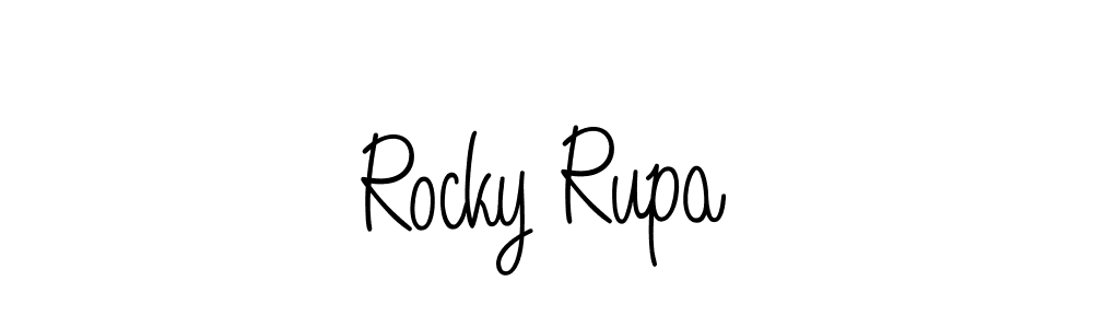 Here are the top 10 professional signature styles for the name Rocky Rupa. These are the best autograph styles you can use for your name. Rocky Rupa signature style 5 images and pictures png