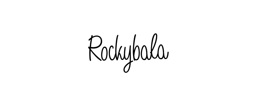 Make a beautiful signature design for name Rockybala. Use this online signature maker to create a handwritten signature for free. Rockybala signature style 5 images and pictures png