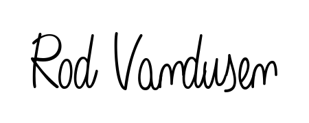 Use a signature maker to create a handwritten signature online. With this signature software, you can design (Angelique-Rose-font-FFP) your own signature for name Rod Vandusen. Rod Vandusen signature style 5 images and pictures png