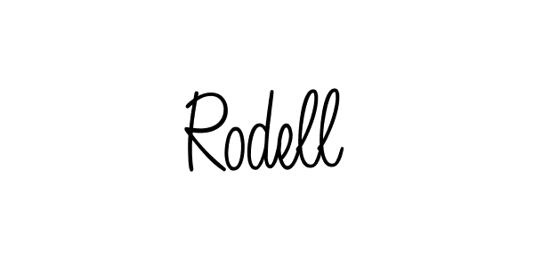 Create a beautiful signature design for name Rodell. With this signature (Angelique-Rose-font-FFP) fonts, you can make a handwritten signature for free. Rodell signature style 5 images and pictures png