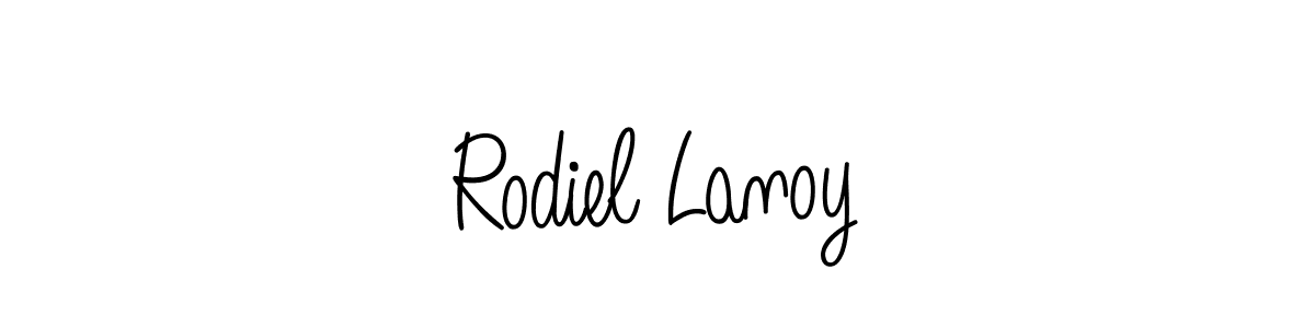Similarly Angelique-Rose-font-FFP is the best handwritten signature design. Signature creator online .You can use it as an online autograph creator for name Rodiel Lanoy. Rodiel Lanoy signature style 5 images and pictures png