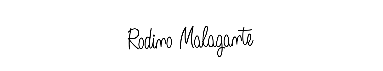 Make a short Rodino Malagante signature style. Manage your documents anywhere anytime using Angelique-Rose-font-FFP. Create and add eSignatures, submit forms, share and send files easily. Rodino Malagante signature style 5 images and pictures png