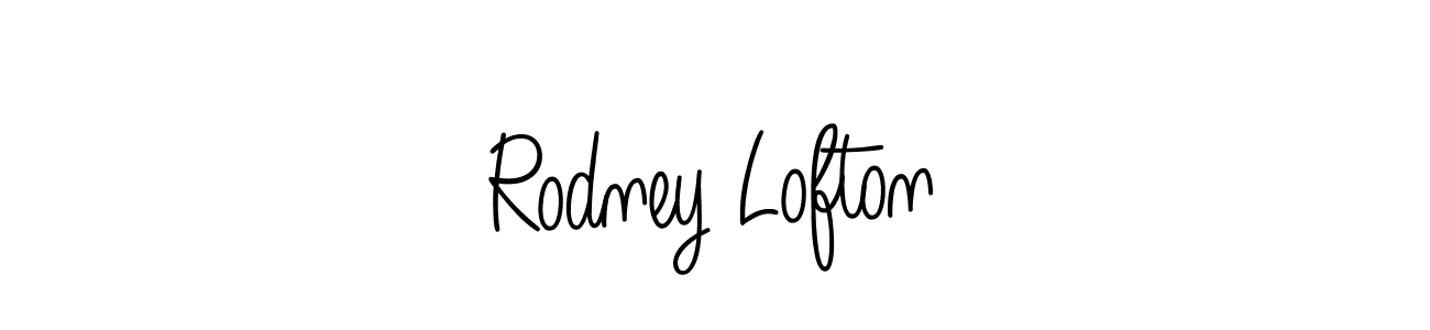 Use a signature maker to create a handwritten signature online. With this signature software, you can design (Angelique-Rose-font-FFP) your own signature for name Rodney Lofton. Rodney Lofton signature style 5 images and pictures png