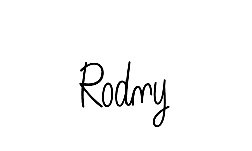 You should practise on your own different ways (Angelique-Rose-font-FFP) to write your name (Rodny) in signature. don't let someone else do it for you. Rodny signature style 5 images and pictures png