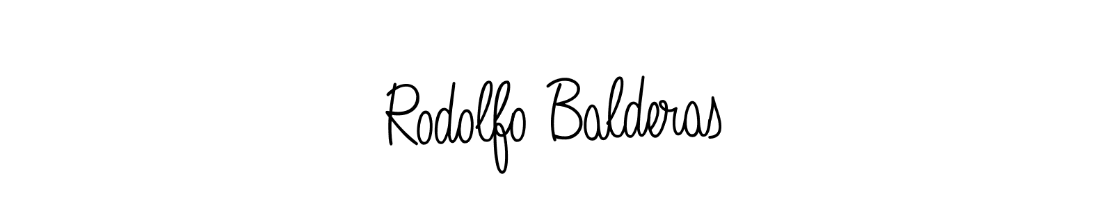 You should practise on your own different ways (Angelique-Rose-font-FFP) to write your name (Rodolfo Balderas) in signature. don't let someone else do it for you. Rodolfo Balderas signature style 5 images and pictures png