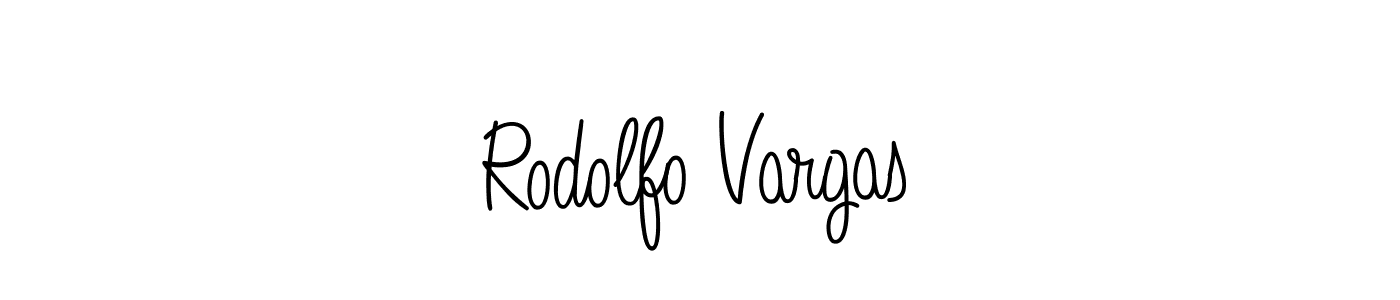 Make a beautiful signature design for name Rodolfo Vargas. With this signature (Angelique-Rose-font-FFP) style, you can create a handwritten signature for free. Rodolfo Vargas signature style 5 images and pictures png