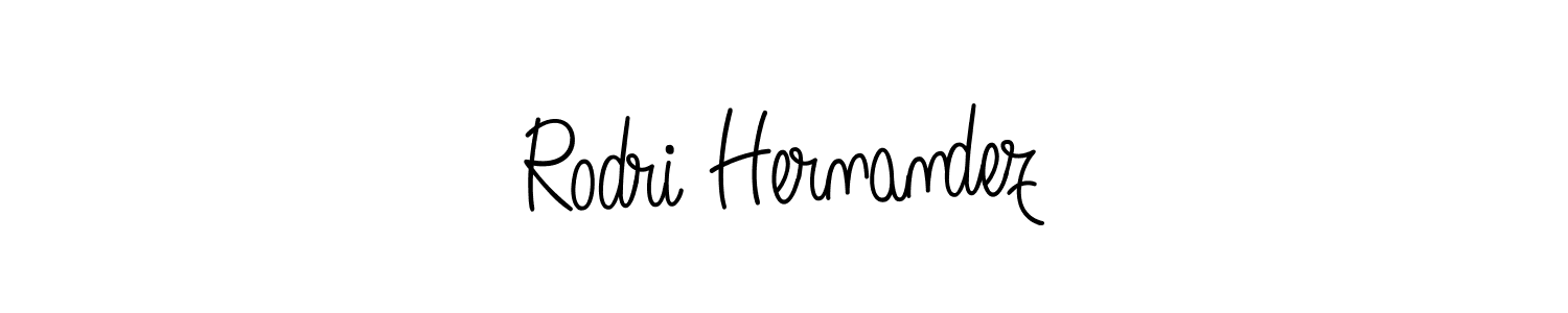 Rodri Hernandez stylish signature style. Best Handwritten Sign (Angelique-Rose-font-FFP) for my name. Handwritten Signature Collection Ideas for my name Rodri Hernandez. Rodri Hernandez signature style 5 images and pictures png